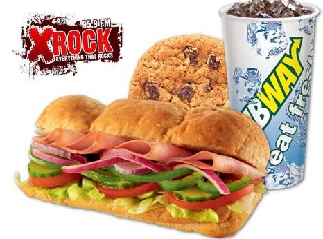 Subway give away for the X-Rock workforce!
